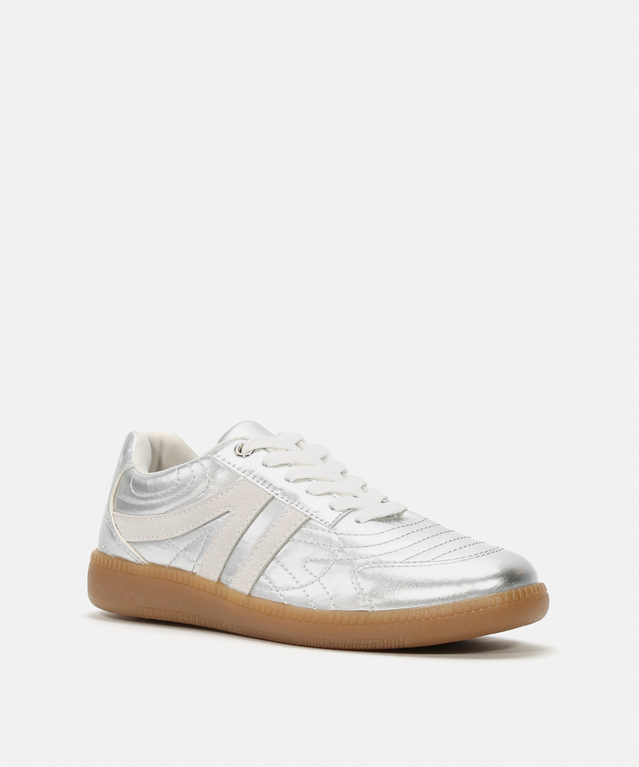 Zapatillas casual retro metalizadas image number null